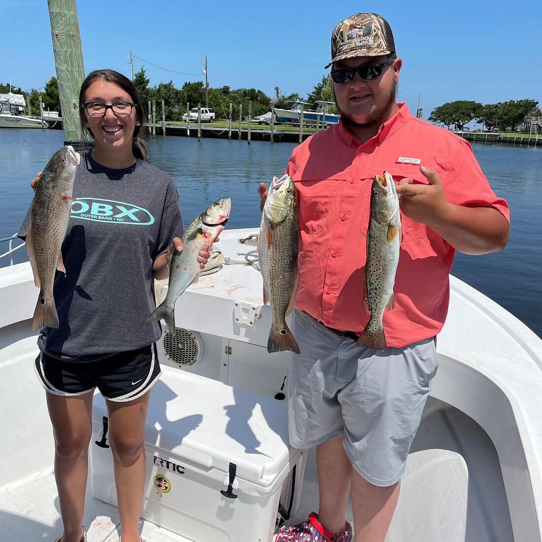 Missphitty guest caught their dinner on the Pamlico Sound near Frisco.